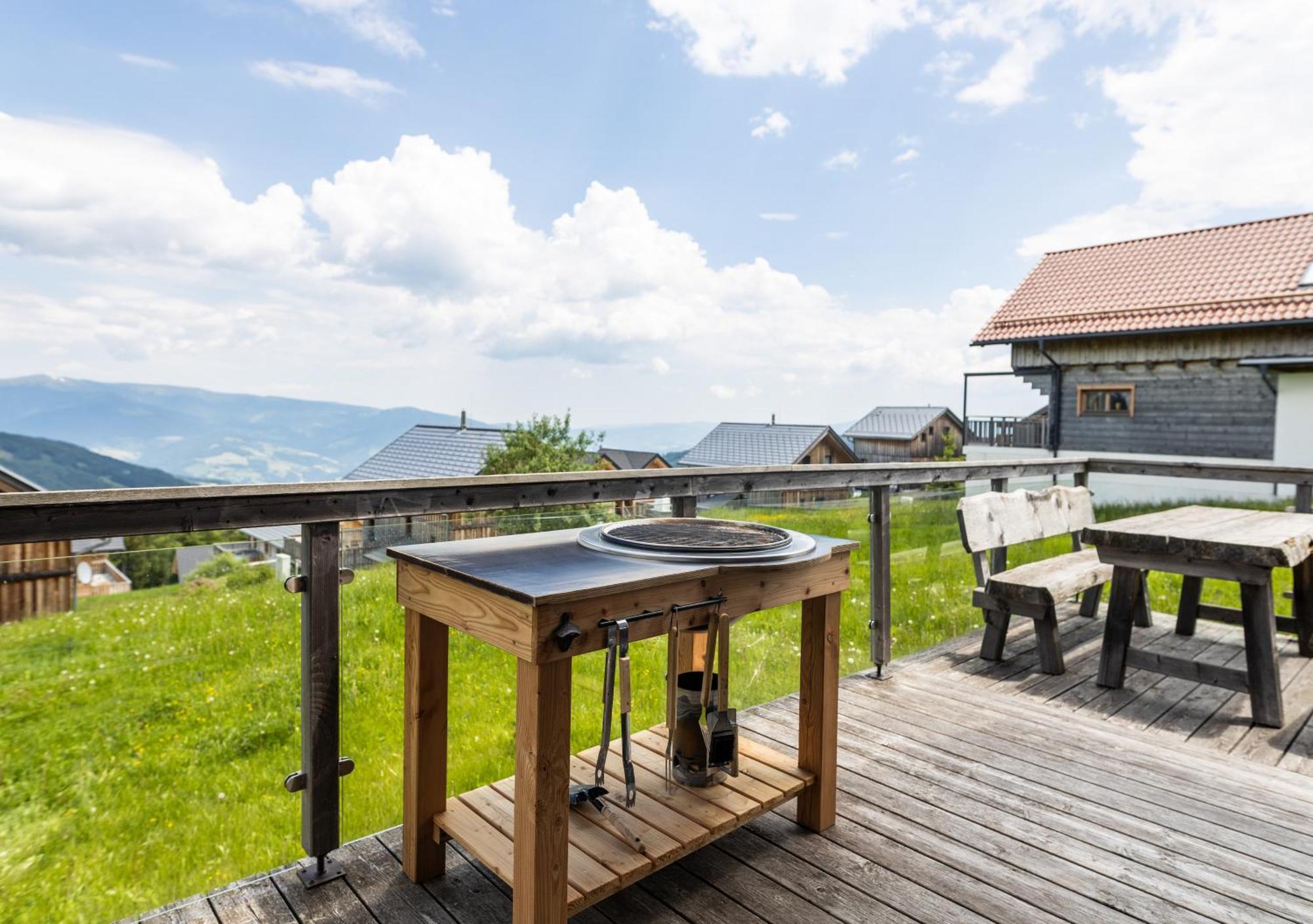 1A Chalet '4 Jahreszeiten' Ski Fahren Und Jacuzzi Mit Aussicht! Bad Sankt Leonhard im Lavanttal Zewnętrze zdjęcie