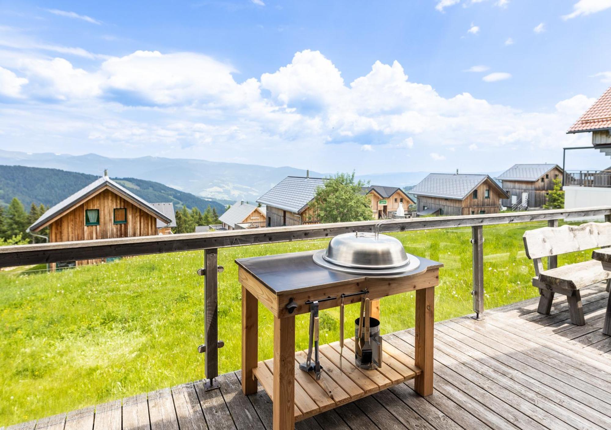 1A Chalet '4 Jahreszeiten' Ski Fahren Und Jacuzzi Mit Aussicht! Bad Sankt Leonhard im Lavanttal Zewnętrze zdjęcie