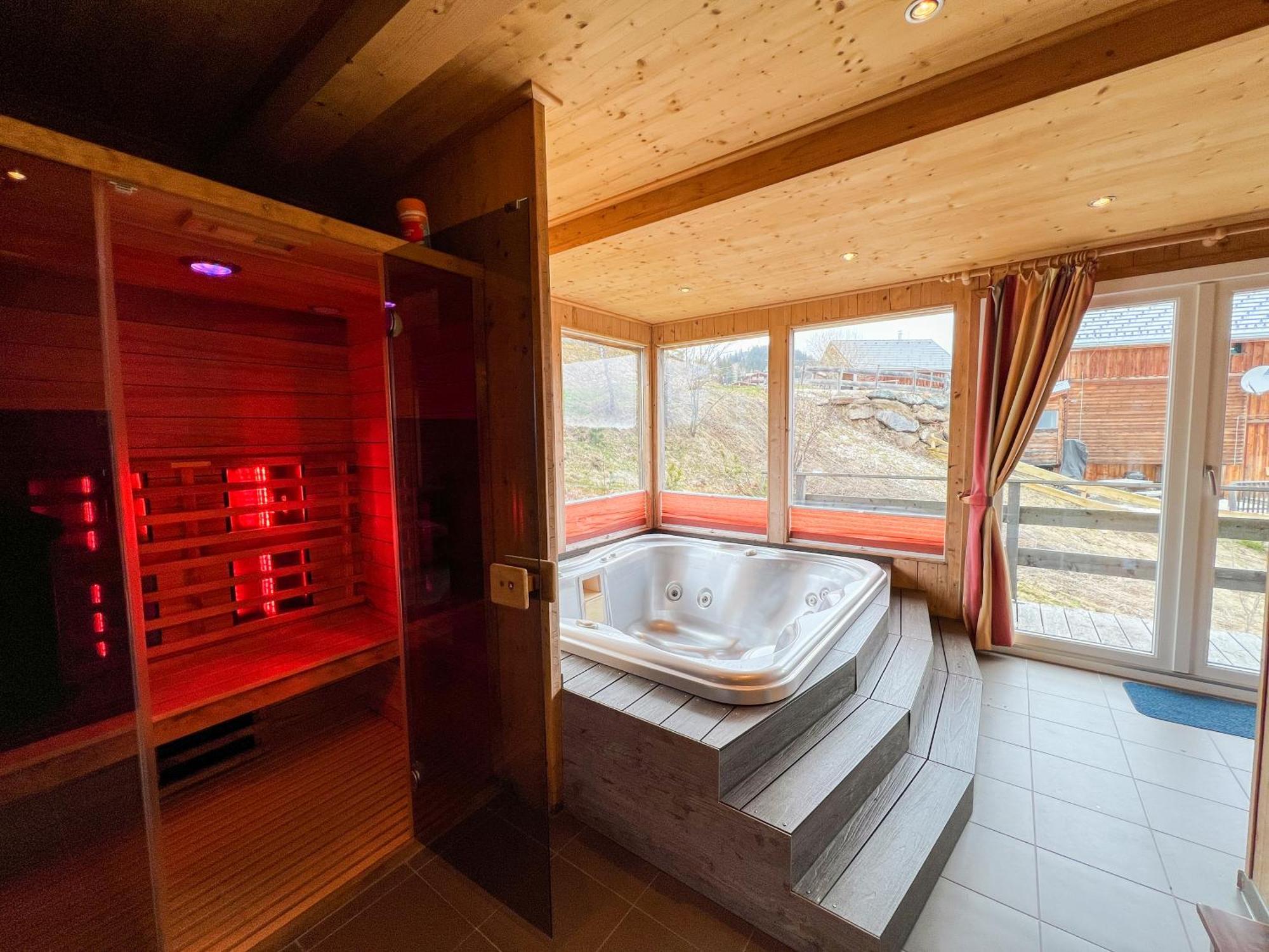 1A Chalet '4 Jahreszeiten' Ski Fahren Und Jacuzzi Mit Aussicht! Bad Sankt Leonhard im Lavanttal Zewnętrze zdjęcie