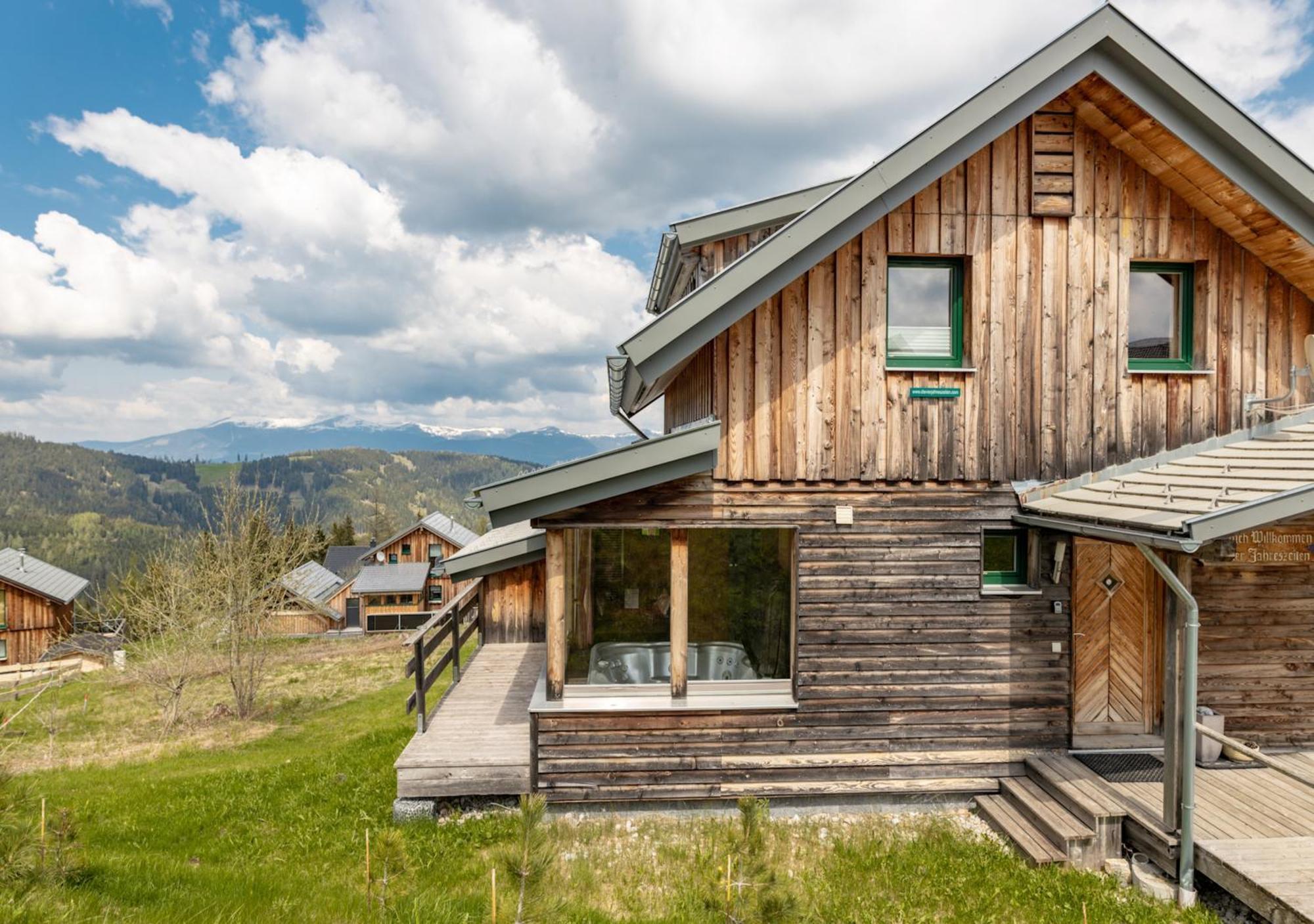 1A Chalet '4 Jahreszeiten' Ski Fahren Und Jacuzzi Mit Aussicht! Bad Sankt Leonhard im Lavanttal Zewnętrze zdjęcie